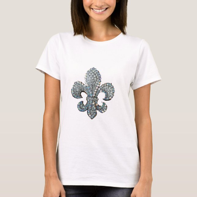 CRYSTAL FLEUR DE LIS T-Shirt (Front)