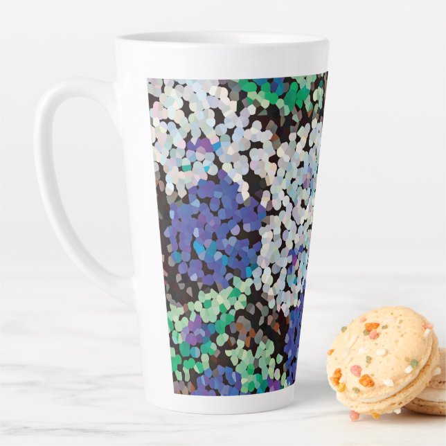 Crystal Floral Blooms Latte Mug (In Situ)
