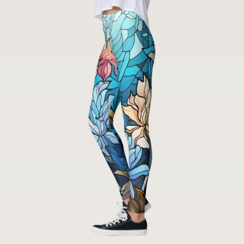 Crystal Flower Leggings  Pretty