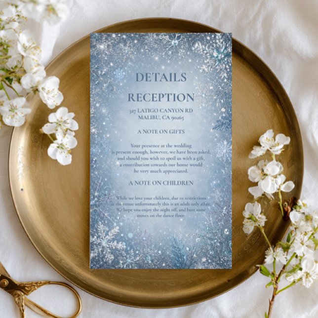 Crystal Frost Surrounding Winter Glow Enclosure Card (Creator Uploaded)