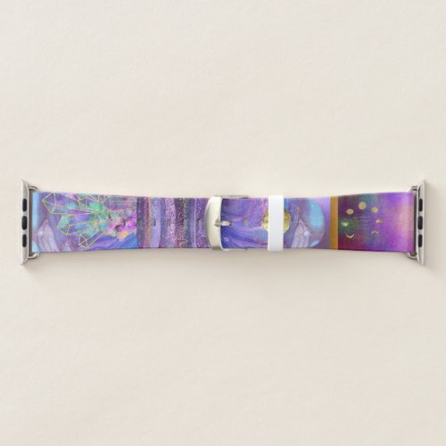 Crystal Galaxy lilac holography Celestial edition  Apple Watch Band