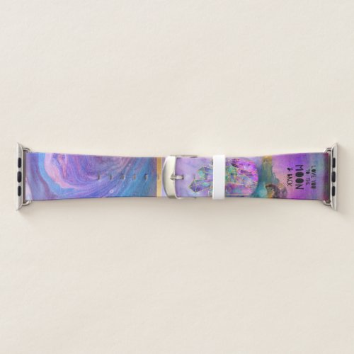 Crystal Galaxy _ Love you to the Moon edition Apple Watch Band