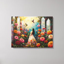 Crystal Garden Canvas Print