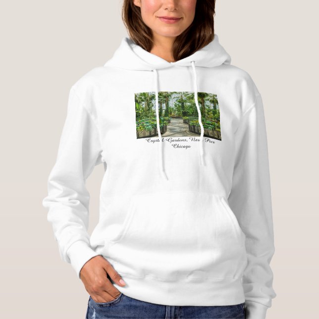 Crystal Gardens Leap Fountain Hoodie (Front)