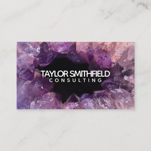 crystal gem business card