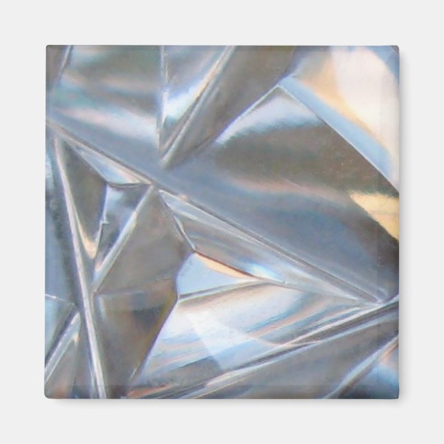 Crystal Glass Photo Magnet (Front)