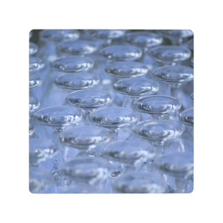 Crystal Glasses Pattern Abstract Poster