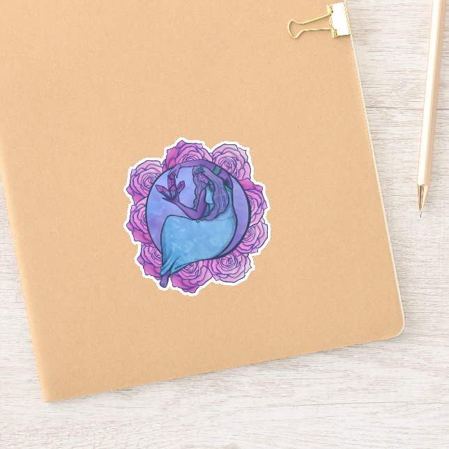Crystal Goddess Sticker (Notebook)