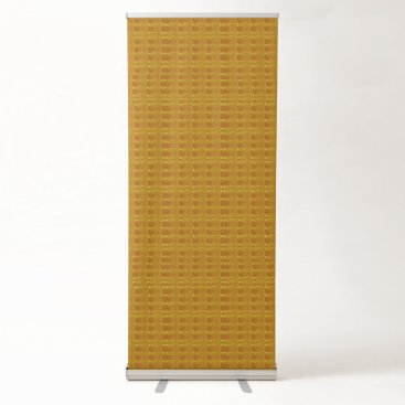 CRYSTAL GOLD LIGHT GOLDEN TILED PATTERN SEMINAR RETRACTABLE BANNER CRYSTAL GOLD LIGHT GOLDEN TILED PATTERN SEMINAR RETRACTABLE BANNER