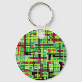 crystal green keychain