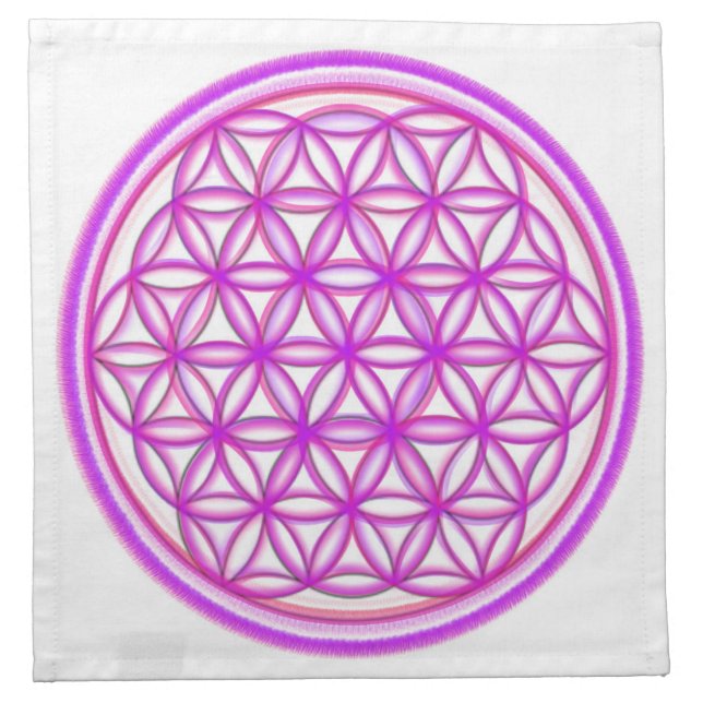 Crystal Grid Cloth Flower of Life (Front)