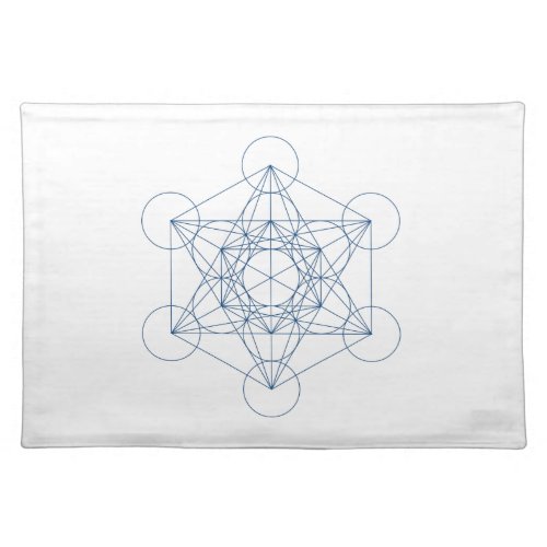 Crystal Grid Cloth _ Metatrons Cube Placemat