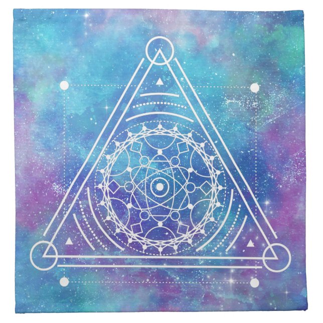 *~* CRYSTAL GRID Cloth Sacred Geometry Symbol (Front)