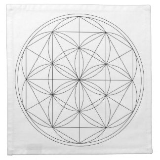 Crystal Grid Cloth Template Napkin