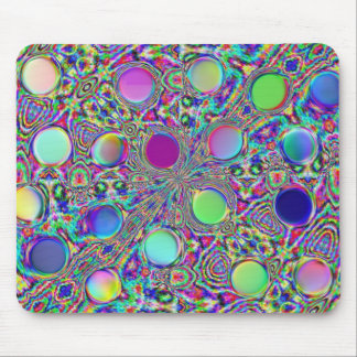 Crystal Groovy Polka Dots Mouse Pad