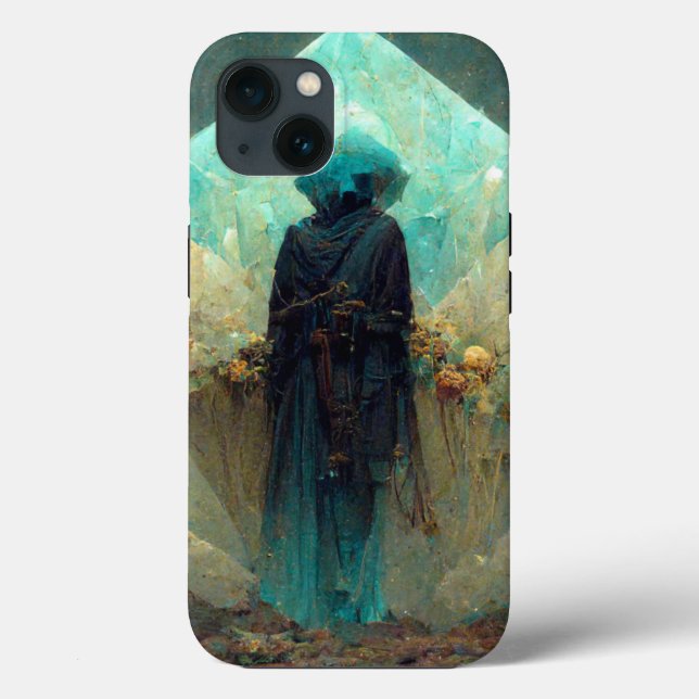 Crystal Guardian Alien Sci-Fi Fantasy Case-Mate iPhone Case (Back)
