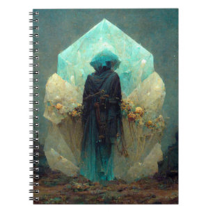Crystal Guardian Alien Sci-Fi Fantasy Notebook