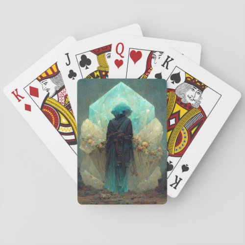 Crystal Guardian Alien Sci_Fi Fantasy Poker Cards