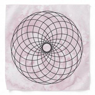 *~* Crystal Healer Torus Crystal Grid Cloth Sacred Bandana