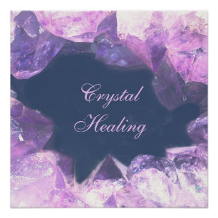 Crystal Healing Poster