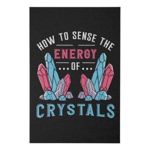 Crystal Healing The Energy Of Crystals Heal Chakra Faux Canvas Print