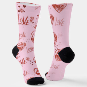 Crystal Hearts Socks