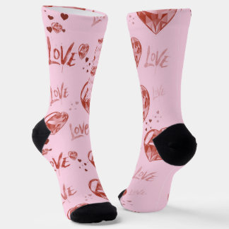 Crystal Hearts Socks