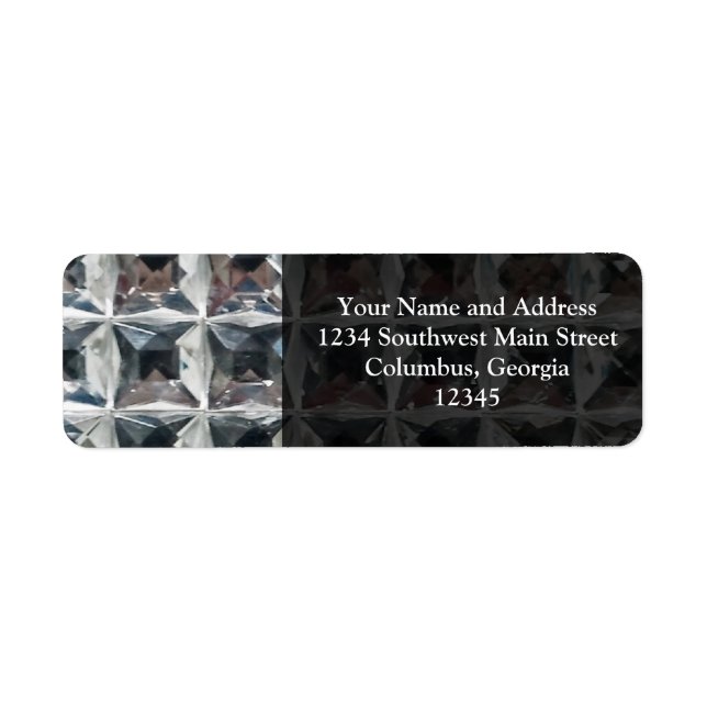 Crystal Ice Block Print Label (Front)