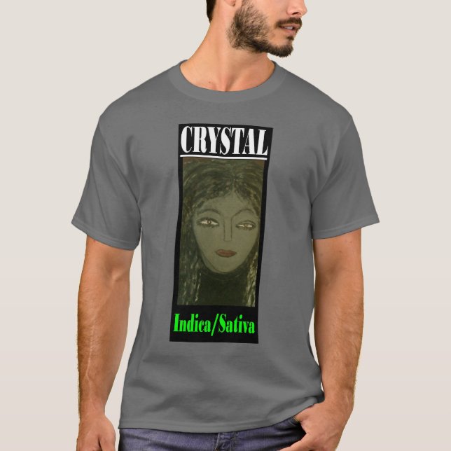 CRYSTAL INDICA SATIVA T-Shirt (Front)