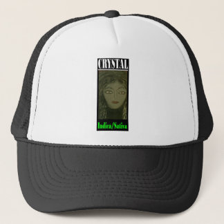 CRYSTAL INDICA SATIVA TRUCKER HAT
