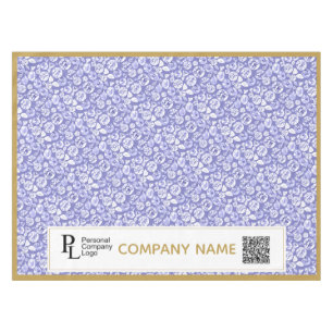 Crystal Jewelry Market Stall Craft Fair Blue Bling Tablecloth