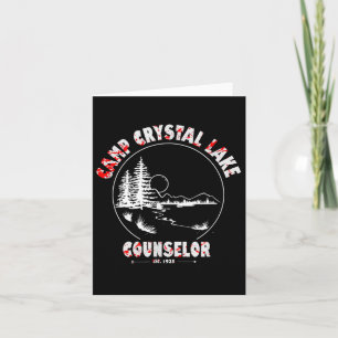 Crystal Lake Camp Counselor Costume Halloween Horr Card