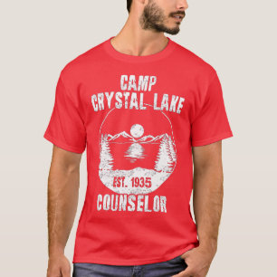 Crystal Lake Counselor Vintage Retro Style T-Shirt