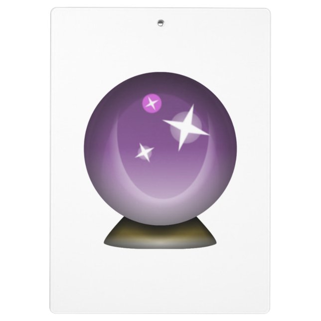 Crystal Magic Ball - Emoji Clipboard (Back)