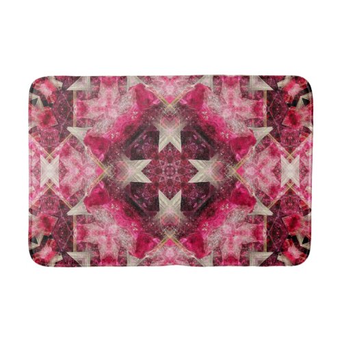 Crystal Matrix Mandala Bathroom Mat