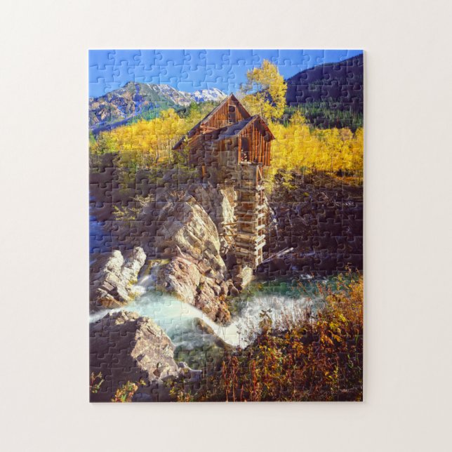 Crystal Mill Colorado. Jigsaw Puzzle (Vertical)