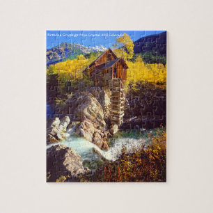 Crystal Mill Colorado. Jigsaw Puzzle