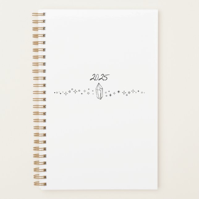 Crystal Minimalist Planner 2025 (Front)