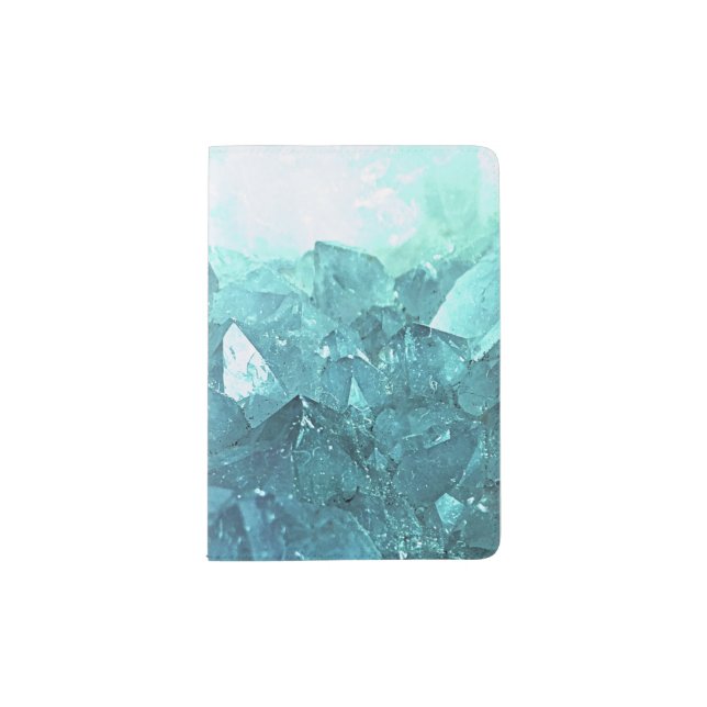 Crystal Mint Passport Holder (Front)