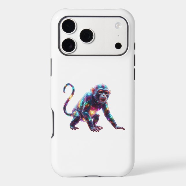 Crystal Monkey Art Case-Mate iPhone Case (Back)