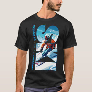 Crystal Mountain Michigan Skiing Vacation Ski Outd T-Shirt