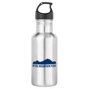 Crystal Mountain Please Stainless Steel Water Bottle