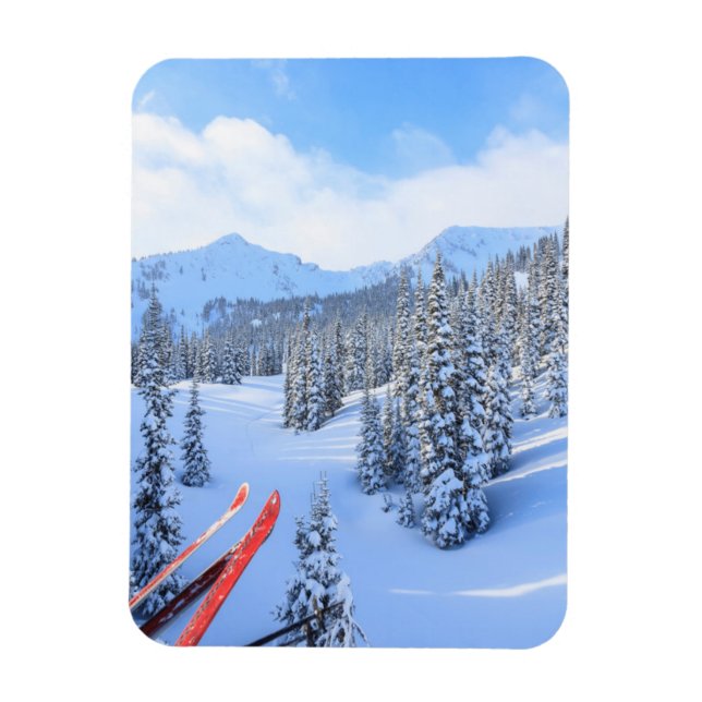 Crystal Mountain Ski Resort, near Mt. Rainier 2 Magnet (Vertical)