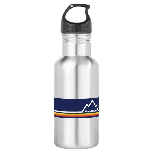 Crystal Mountain Stainless Steel Water Bottle