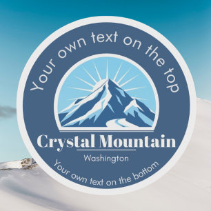Crystal Mountain Washington ski resort Sticker