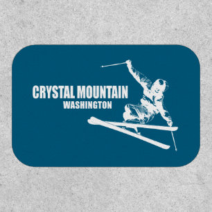 Crystal Mountain Washington Skier Patch