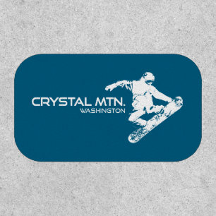 Crystal Mountain Washington Snowboarder Patch