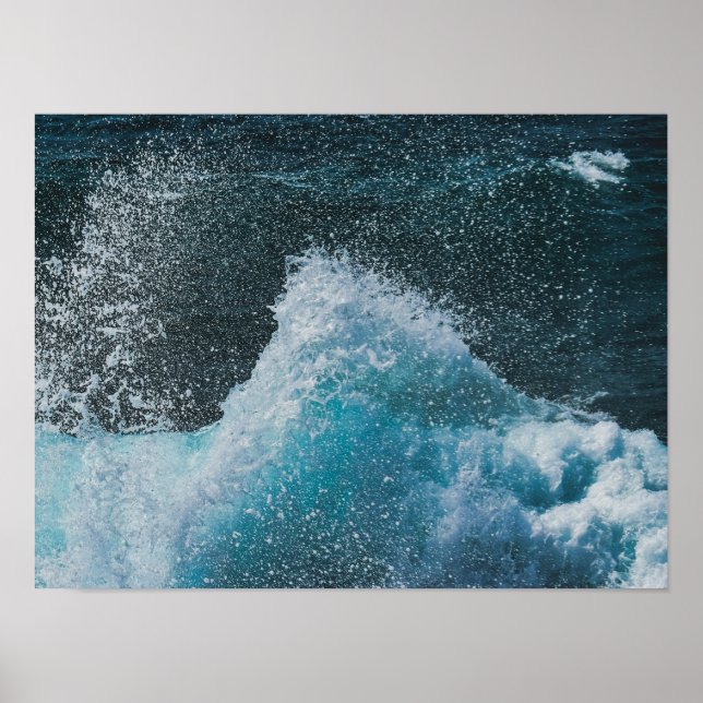  Crystal Ocean Waves Poster (Front)
