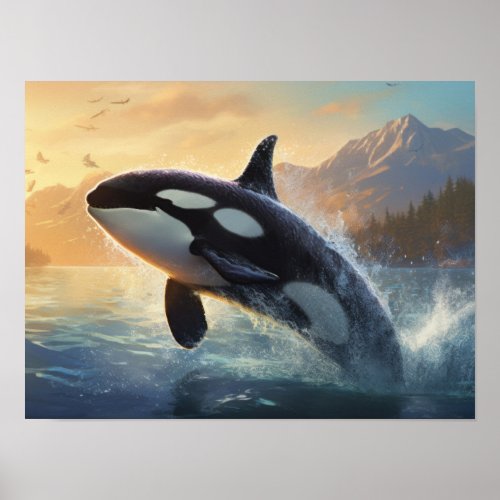 Crystal Orca Poster