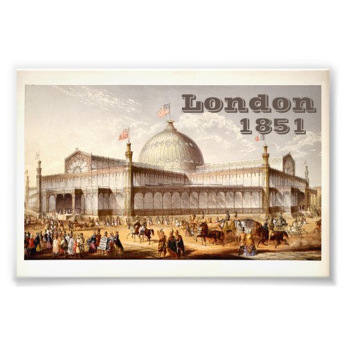 Crystal Palace London Worlds Fair Photo Print